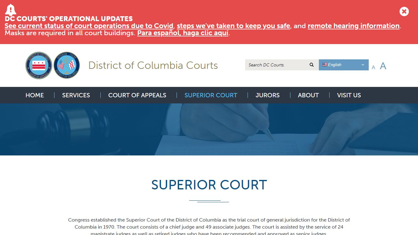 Superior Court | District of Columbia Courts